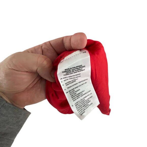 Adidas Clima365 Mens Red Black Pullover Jacket XL ClimaLite Long Sleeve Oversize - Picture 4 of 11